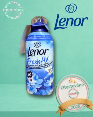 🩵Aviváž Lenor Fresh Air Užijte si prádlo svěží, jako byste ho sušili venku na čerstvém vzduchu, a to i při sušení uvnitř!...