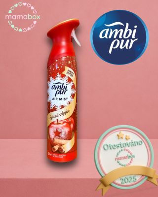 Ambi Pur Spiced Apple Stačí pár střiků a váš prostor se promění: vzduch naplní teplé, kořeněné jablečné tóny a vytvoří...